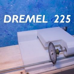 dremel_225_display_large.jpg Бесплатный STL файл Rotary Tool Cutoff Saw Hinge for Dremel Model 225・3D-печатная модель для загрузки