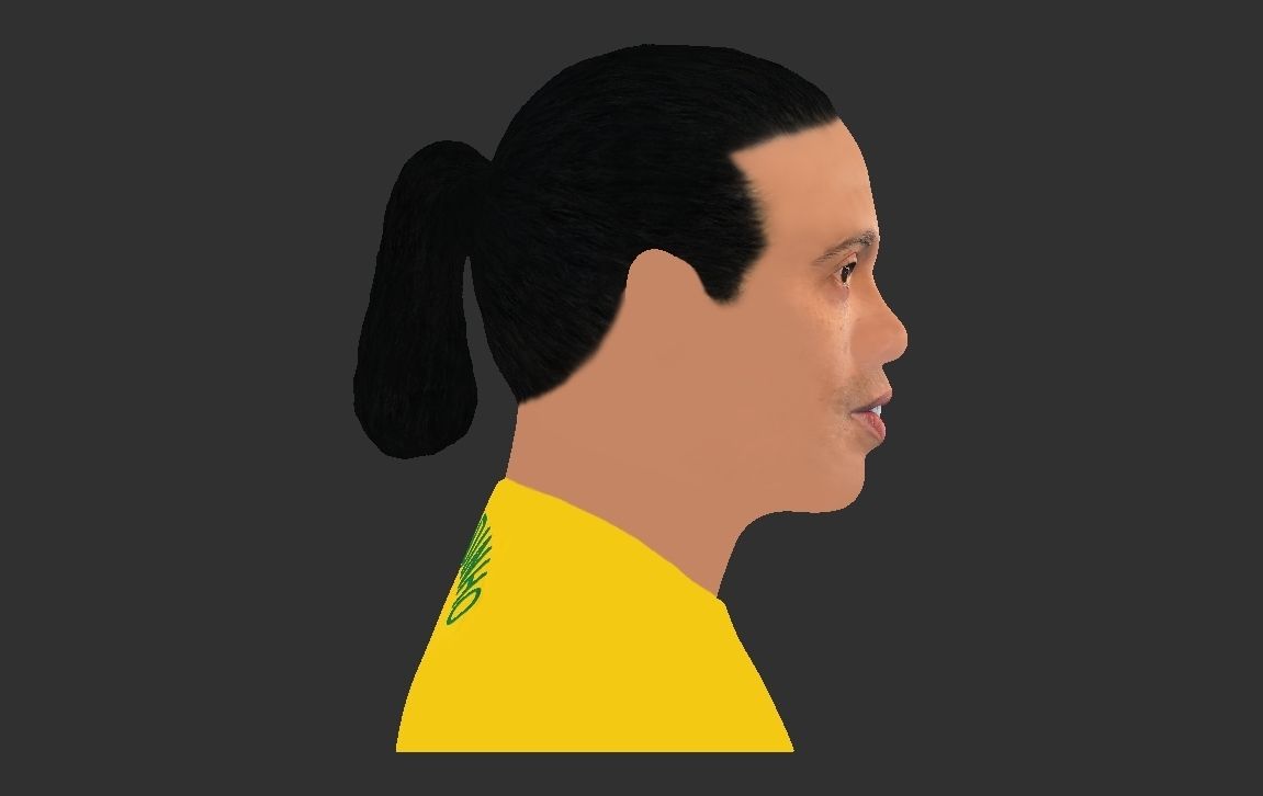 30.jpg 3D file Ronaldinho bust ready for full color 3D printing・3D print model to download, PrintedReality