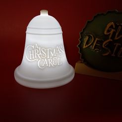 IMG_20230914_152433724.jpg Fichier STL Un chant de Noël Noël cloche ORNAMENT TEALIGHT・Modèle pour impression 3D à télécharger