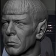 Spock_0011_Слой 11.jpg Mr. Spock from Star Trek Leonard Nimoy bust