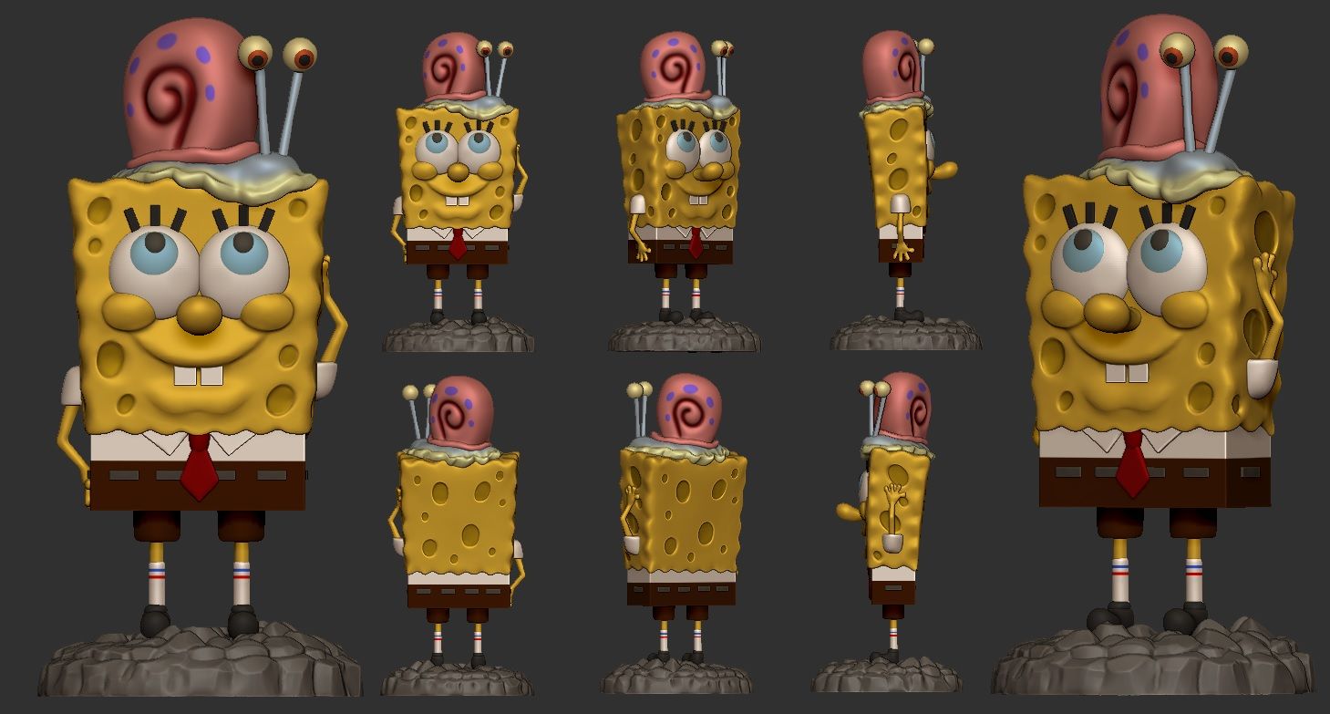 Sponge-Bob-jpg-5.jpg STL-Datei SpongeBob Schwammkopf herunterladen • Design für den 3D-Druck, Giordano_Bruno