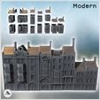 2.jpg Set of seven European buildings with fireplace and floors (9) - Modern WW2 WW1 World War Diaroma Wargaming RPG Mini Hobby
