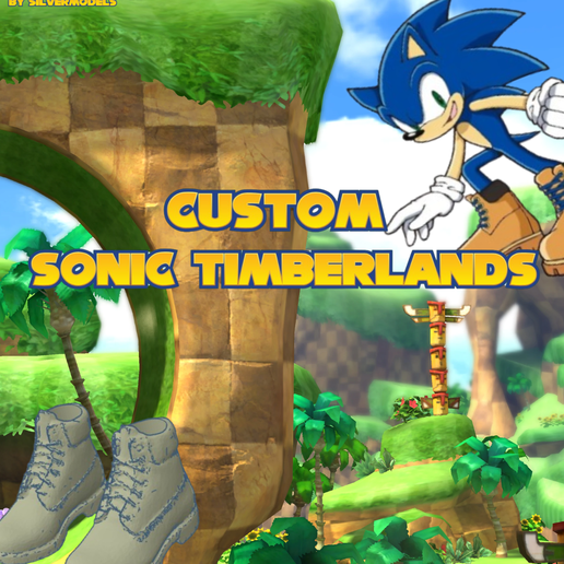 FREE Custom Jakks Sonic Timberlands