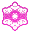Untitled1.png Clay Cutter STL File Large Snowflake 2 Trinket/Ornament  - Home Decor Digital File Download- 5 sizes and 2 Cutter Versions, cookie cutter