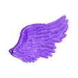 wings_L.obj Guardian Angel Figurine – Classical Flying Angel Statue | High Detail 3D Printable STL File