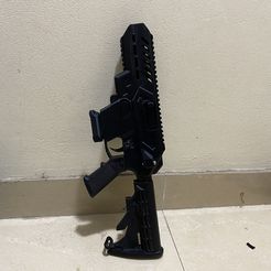 z3153822737924_57044cd5fc534eb212184fe880397d6b.jpg Free STL file GLOCK KIT SMG / CARABINE KIT (AIRSOFT)・3D printing template to download