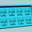 el6.png Jelly Candy Molding Elephant - Gummy Mould