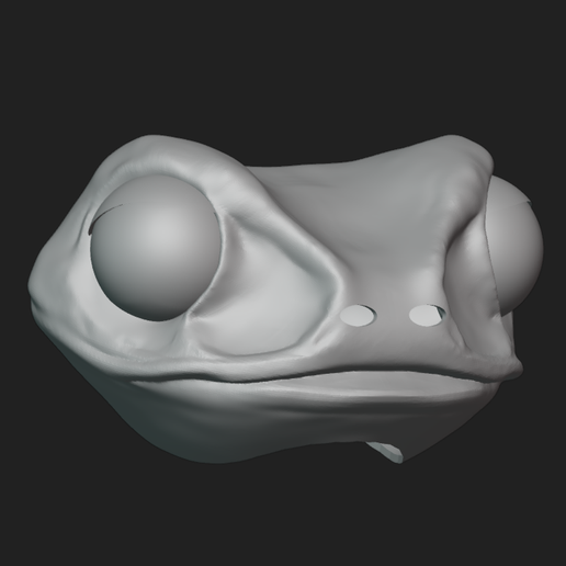 3.png FROG MASK STL FILE | FROG MASK DIGITAL FILE