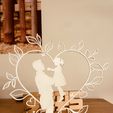 IMG_0463.jpg Father&Daughter heart decoration stand, display stand