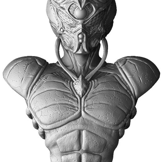 20.jpg Guyver 1991 Büste. 3d druckbare STL