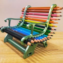 ezgif.com-gif-maker-2022-02-15T213329.902.jpg Fichier STL Support pour crayons・Objet imprimable en 3D à télécharger