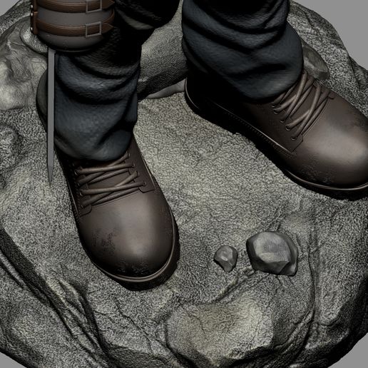 11.jpg Merle - The Walking Dead | Stylized Cartoon 3D Print Model