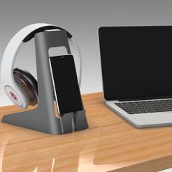Untitled 461.jpg Archivo STL Soporte para auriculares Pro Gaming・Modelo de impresión 3D para descargar