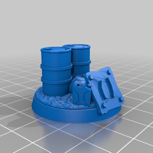 Gorkamorka Tokens 3D model