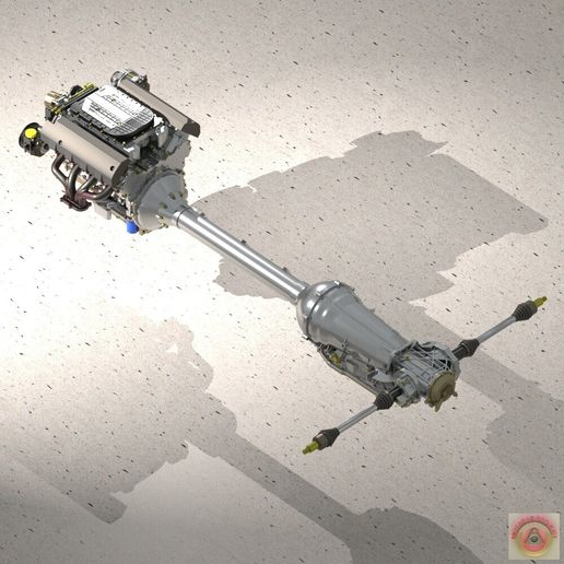 💭 GM 8L90E TRANSAXLE - GEARBOX・ STL File for 3D printing・Cults