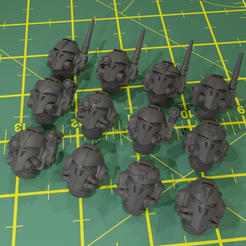 1.png Archivo STL Cascos Raven - constructor・Diseño de impresión en 3D para descargar