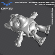 STL-3MF-slicer-7.png ARTICULATED - BLUEY - MFP3D - NO SUPPORT - PRINT IN PLACE - SENSORY TOY - FIDGET