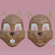 slpit-and-full.png Low Poly Squirrel Cosplay Mask