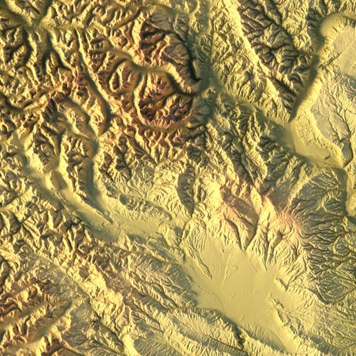 🗺️ Washington Topographic Map – 3D Model for 3D Printing & CNC Carving ...