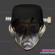 frankenstein_cosplay_mask_3dprint_file_06.jpg Frankenstein Cosplay Mask - Monster Halloween Helmet