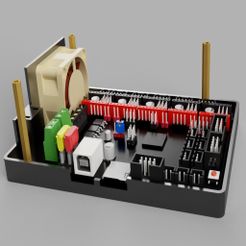 skr_case_2019-Aug-24_10-00-39PM-000_CustomizedView3186032059.jpg Free STL file SKR V1.3 Case for Ender 2 (stl & step file)・3D printing idea to download