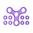 FidgetSpinner55mmRadiusV1.stl BYOB Fidget Spinners