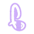 letraJ.stl Cutting ABC disney lyrics