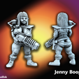JennyBoop.png Space Opera - The Crew of the Armag (Monopose Heroic Scale + modular robots)
