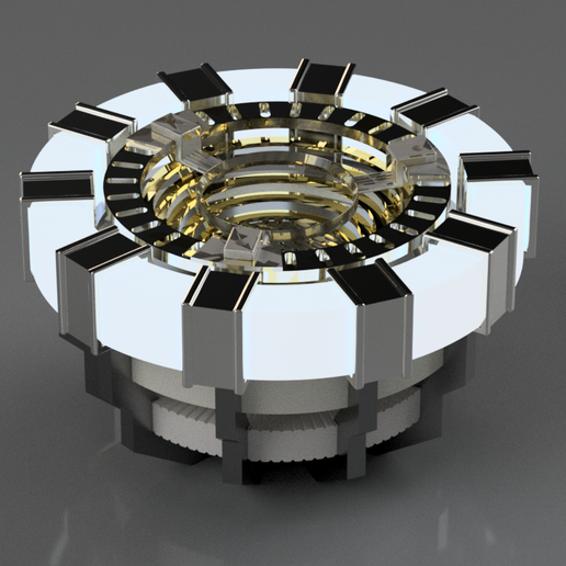 Stl File Ultra Detailed Mk1 Arc Reactor Iron Man・3d Printable Design To 