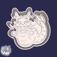68-1.jpg Christmas | New Year cookie cutters - #122 - dragon: symbol of 2024 year (style 2)