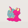PokemonJohtoMagcargo-219-keychain-frontal.png Pokemon Johto Magcargo #219 Keychain
