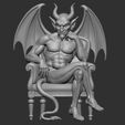 ZGrab01.jpg Gothic fantasy demon statue