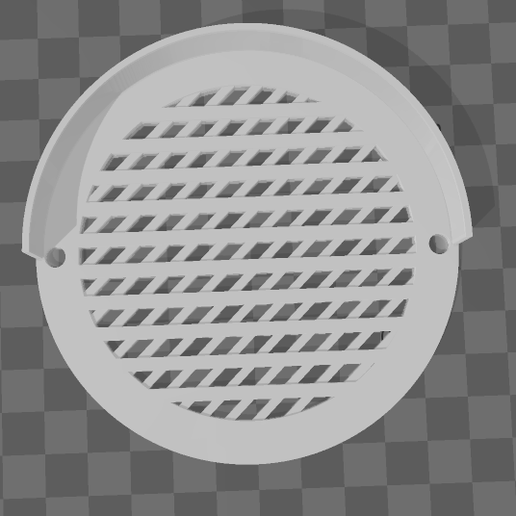 Ventilation grille - 3D model önizlemesi