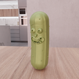 untitled.png 3D Cartoon Pickle Rick Figure Gift for Kids with 3D Stl File & Kids Toy, Cartoon Character, Cartoon Art, 3D Printed Decor, Figure Print