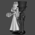 Marriage2-2.png Bride and Groom Cake Top 2
