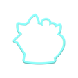 1.png Flower Watering Can Cookie Cutters | STL File