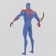 Renders0009.png Spiderman 2099 Spiderverse Textured Rigged Lowpoly