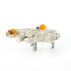 StarWars_FauconMillenium-parabole3quart.jpg Бесплатный STL файл STAR WARS MILLENNIUM FALCON 1979・3D-печатная модель для загрузки