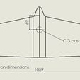 Dimensions.jpg Flying Wing FVT V1.1 solid model