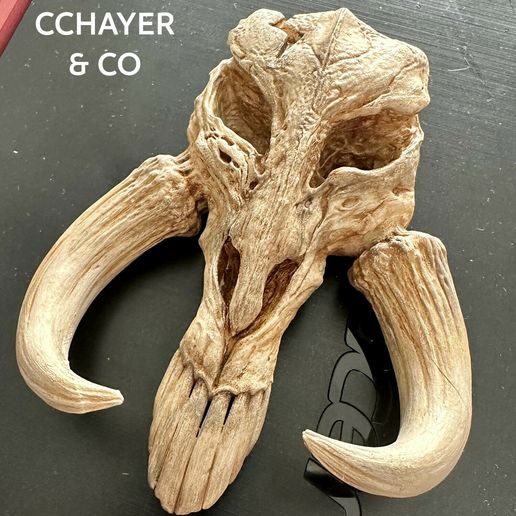 💀 3D PRINTABLE MYTHOSAUR SKULL AND HORNS PACK - THE MANDALORIAN STAR ...