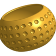 vase_ball_inv.png Ваза с текстурой полусферы - уникальный 3D-принтер