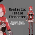 1.png Archer girl - Realistic Female Character - Blender Eevee