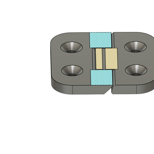 DoorJoint-545.png Charnière imprimée en 3D