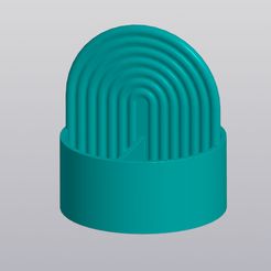 1.jpg 3D file Rainbow round Pen holder・3D printable design to download