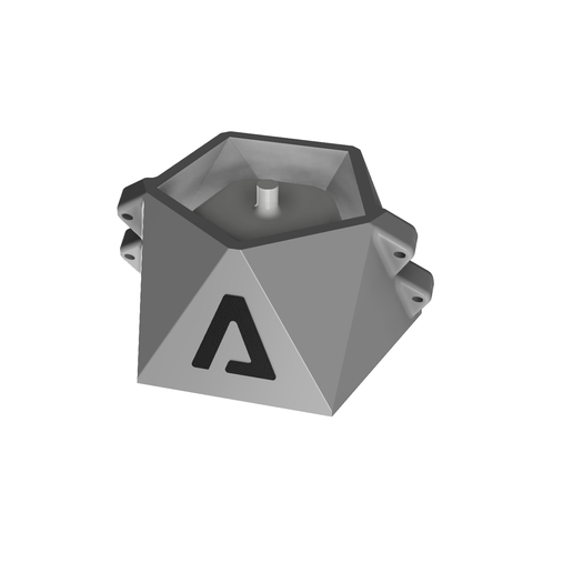 4.png 3D file GEOMETRIC CEMENT POT MOULD・3D printable design to download, EngineerFer