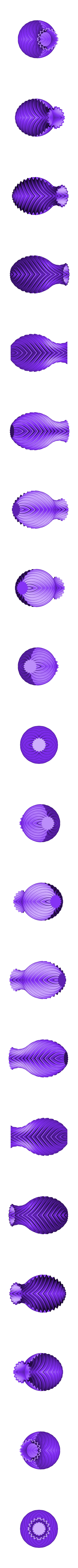Cross-Cut Spiral Vase.stl Vase Collection