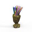 BabyGrootPencilHolder.344.6.jpg Baby Groot Pencil Holder