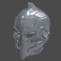 blenderscreen1.jpg Fichier STL Casque Halo Cosplay - Didact・Modèle à imprimer en 3D à télécharger