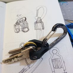 WhatsApp-Image-2023-02-17-at-16.05.26-2.jpeg Fichier STL Porte-clés EDC pour mousqueton・Modèle à imprimer en 3D à télécharger