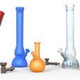 3D file Bongs & Pipes 3D Model Collection 👽・3D printer design to download・ Cults
